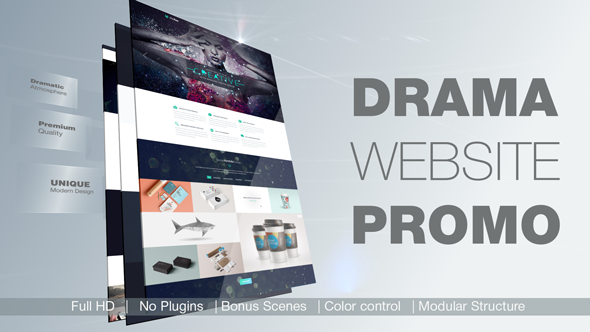 Drama Website promo - Download Videohive 19644448