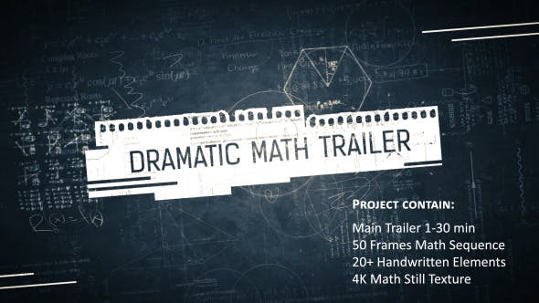 Dramatic Math Trailer - Download Videohive 8231841