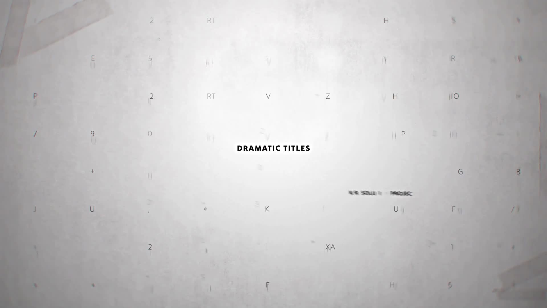 Dramatic Titles/ Movie and Film Text Intro/ True Detective/ Trailer Crime Story/ VHS/ Police & Spy Videohive 15715425 After Effects Image 1