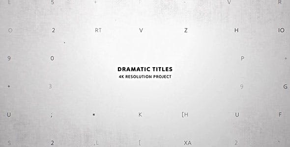 Dramatic Titles/ Movie and Film Text Intro/ True Detective/ Trailer Crime Story/ VHS/ Police & Spy - Videohive Download 15715425