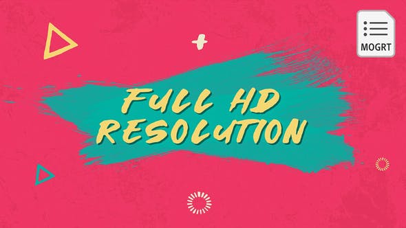 Draw Colorful Opener MOGRT - Videohive Download 27785168