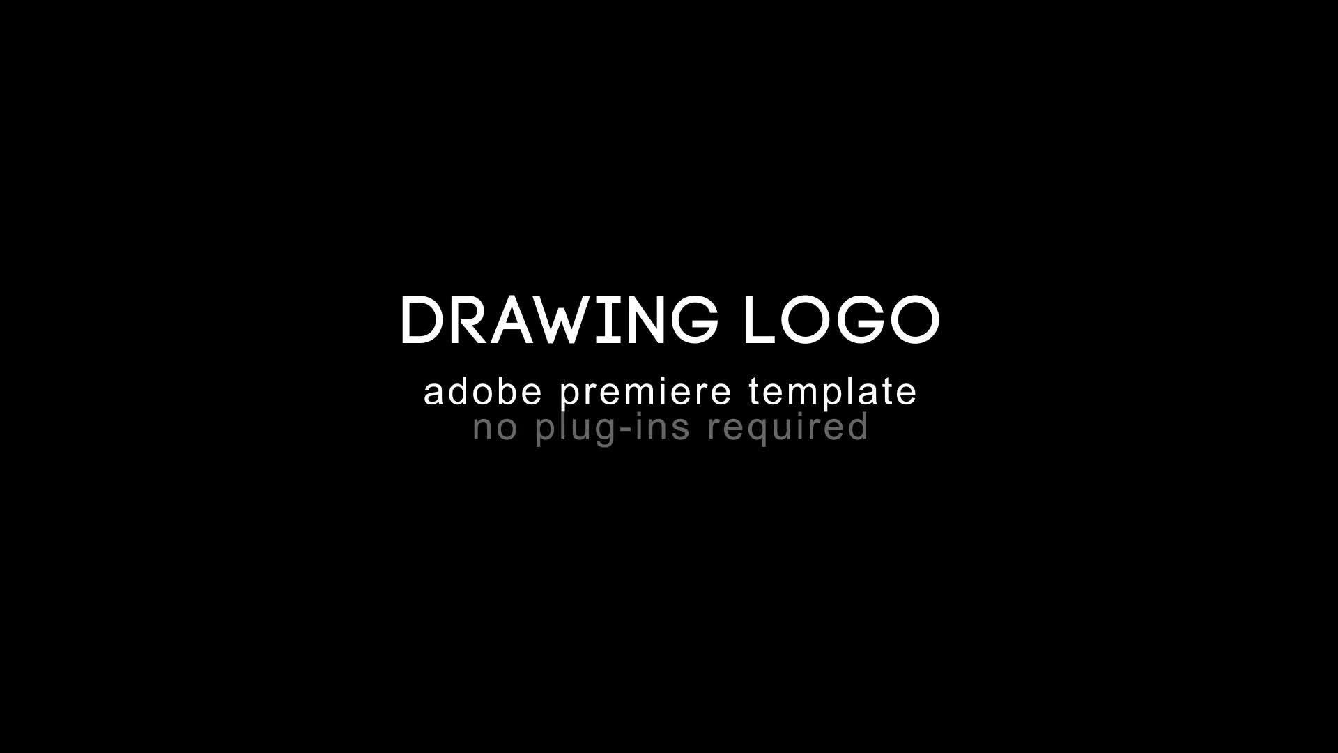Drawing Logo – Premiere Pro Videohive 27800884 Premiere Pro Image 1