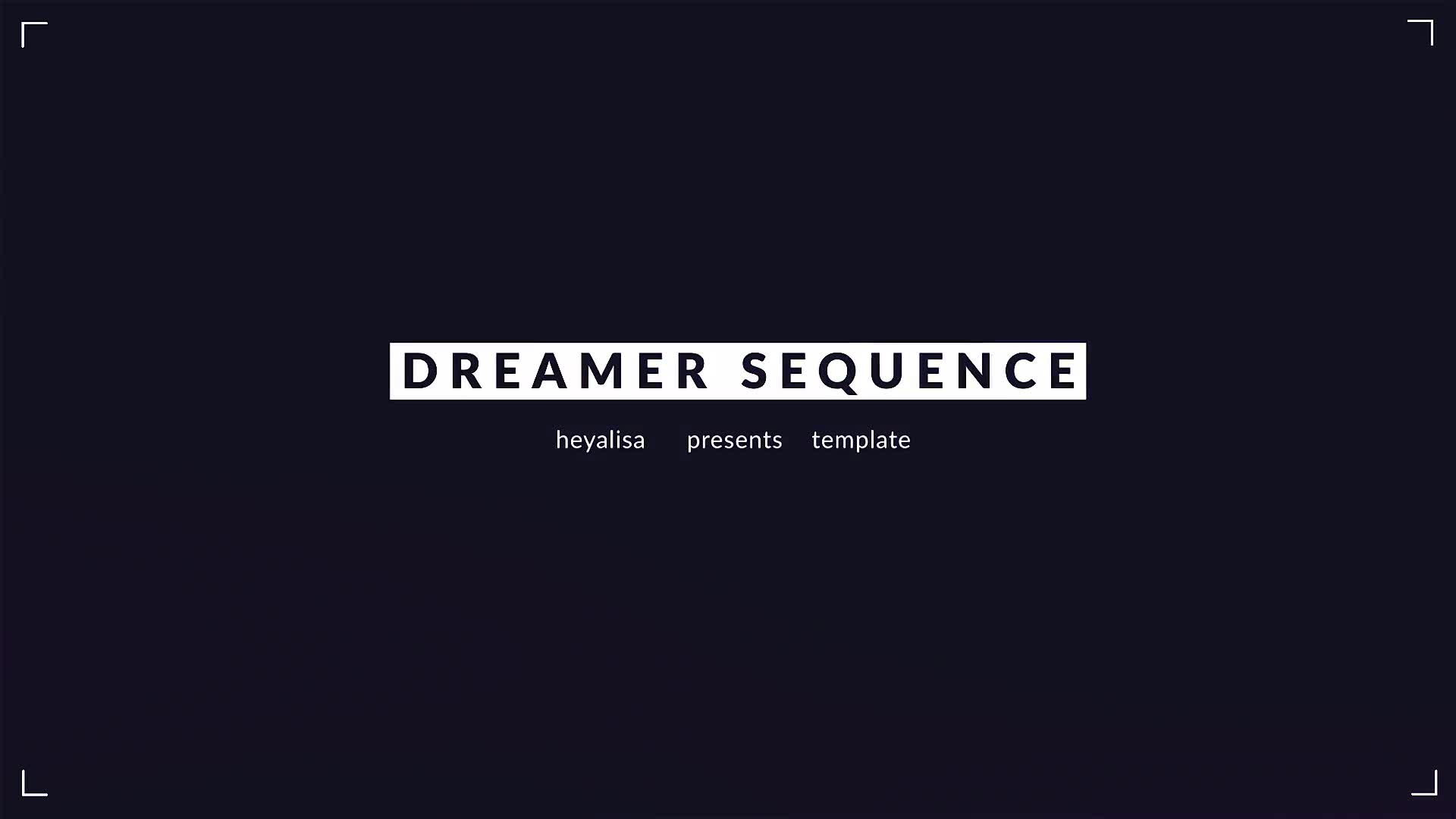 Dreamer // Titles Sequence Videohive 19635834 After Effects Image 1