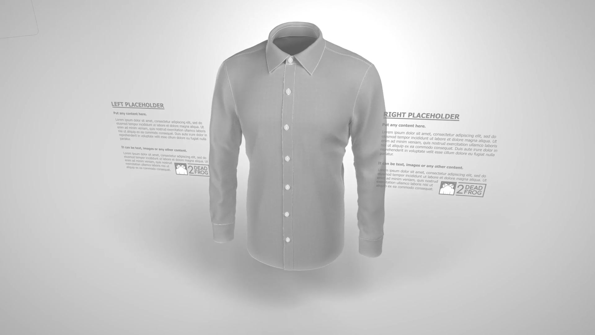 Dress Shirt 5 Scenes Mockup Template Animated Mockup PRO Videohive 34761794 After Effects Image 9