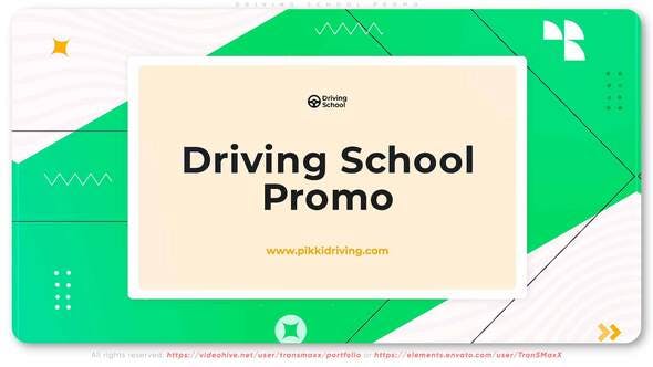 Driving School Promo - 33601874 Videohive Download