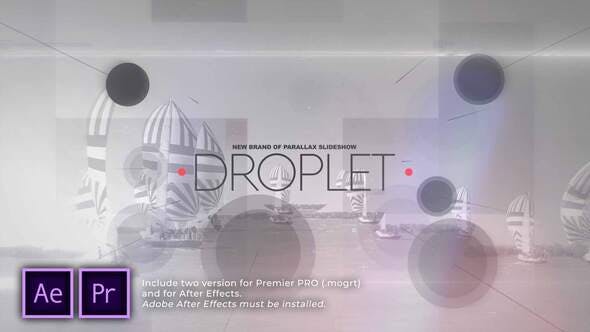 Droplet Circles Parallax Slideshow - Download 30265403 Videohive