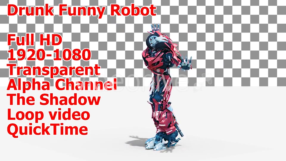 Drunk Funny Robot Dance - Download Videohive 21500978