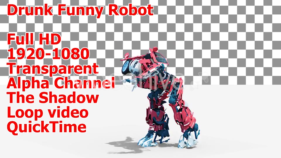 Drunk Funny Robot Dance - Download Videohive 21500978