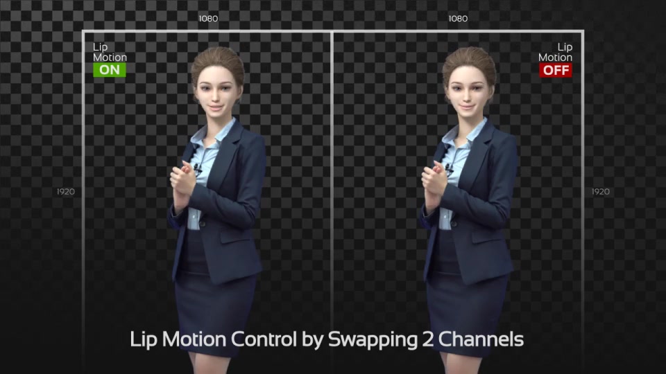 Dual Explainer Jenny Navy Suit - Download Videohive 18820420