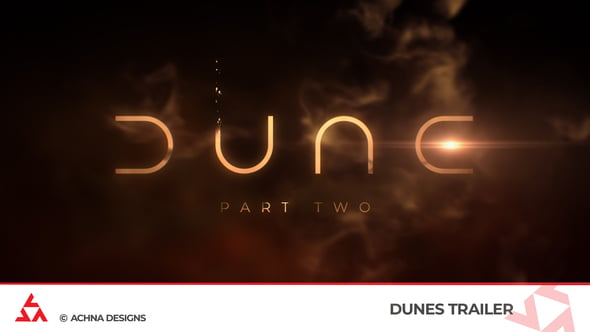 Dunes Trailer - Download Videohive 50808950