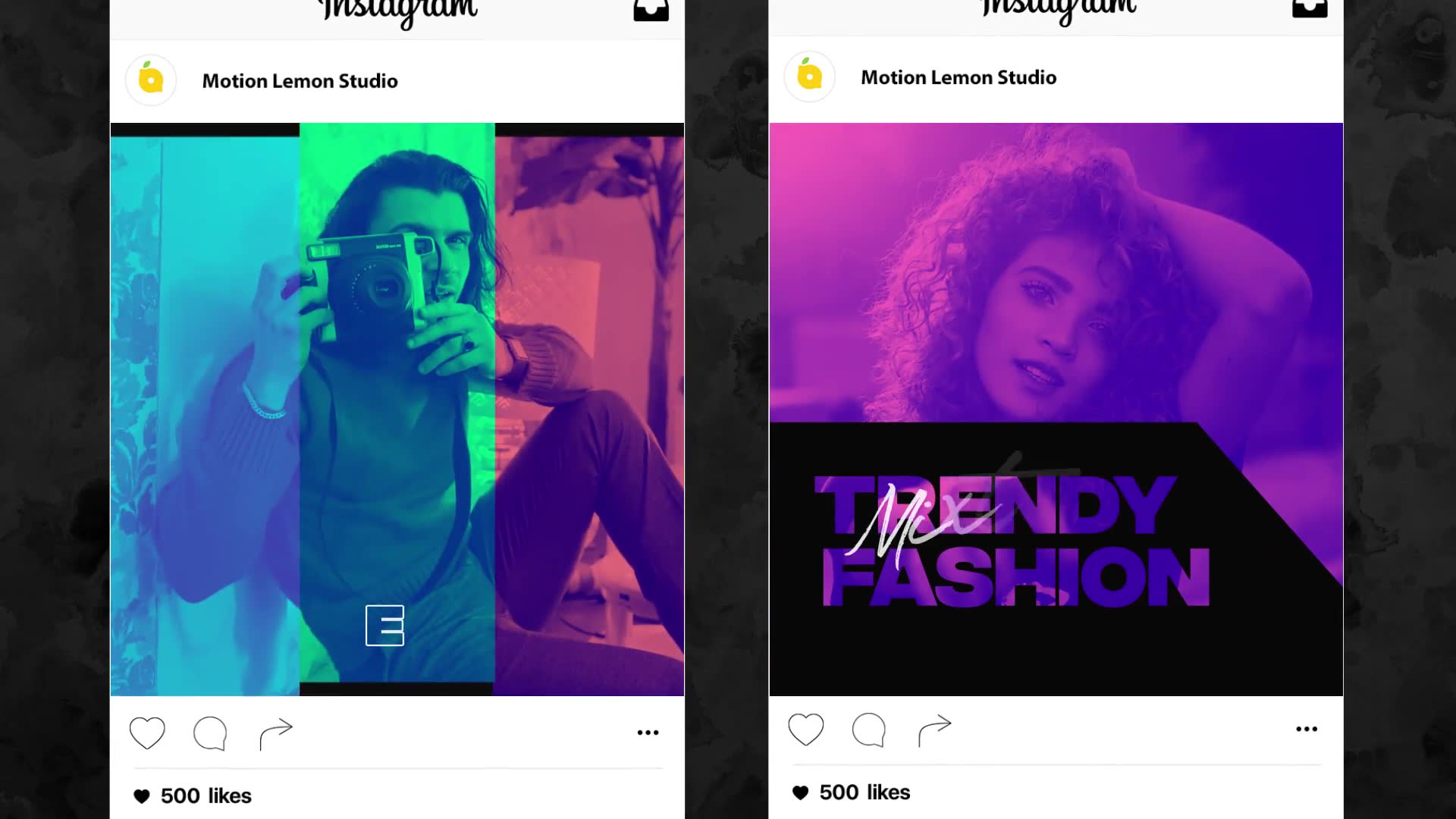 Duotone Instagram Fashion Banners / Fashion Stories Videohive 31462873 After Effects Image 6