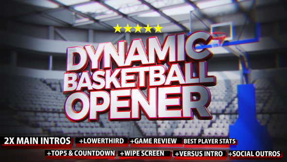 Dynamic Basketball Opener/Intro - Download Videohive 21347064