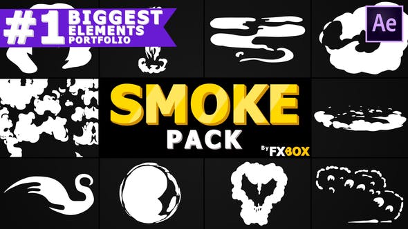 Dynamic Cartoon Smoke | After Effects - 23936770 Download Videohive