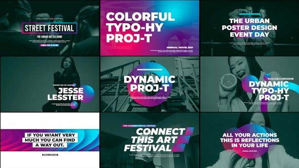 Dynamic Colorful Typography V1 FCPX - Videohive 34603565 Download