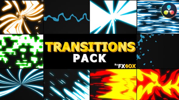 Dynamic Elemental Transitions | DaVinci Resolve - 32079630 Download Videohive