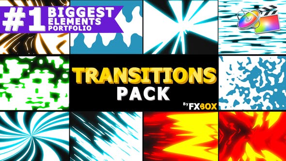 Dynamic Elemental Transitions | FCPX - 23461834 Videohive Download