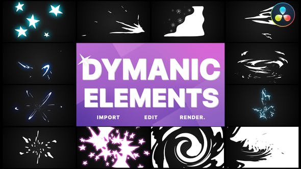 Dynamic Elements | DaVinci Resolve - 33823561 Videohive Download