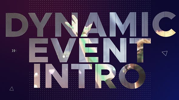 Dynamic Event Intro | After Effects Template - Videohive Download 20441279