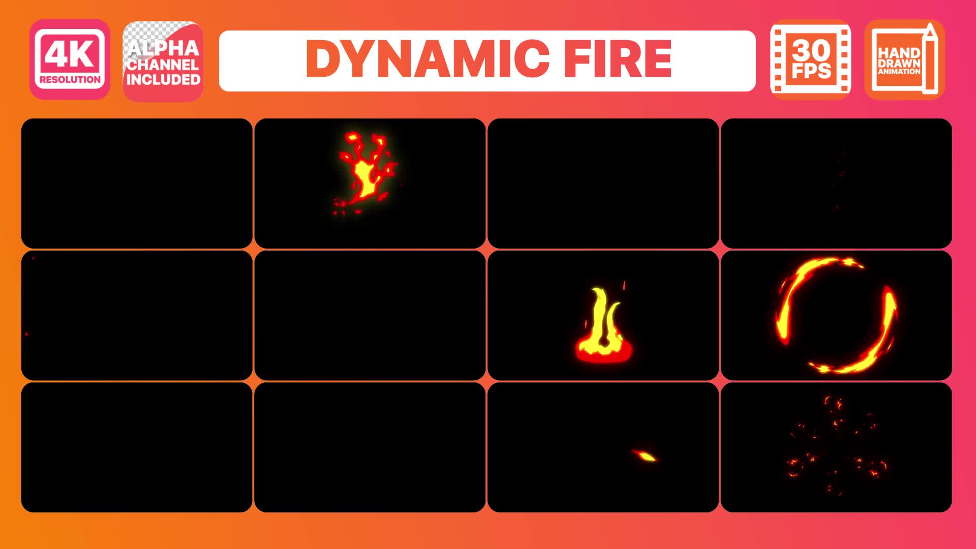 Dynamic Fire And Titles | After Effects Videohive 26785522 After Effects Image 2