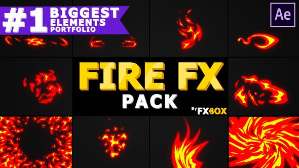 Dynamic Fire Elements | After Effects - Download Videohive 26004189