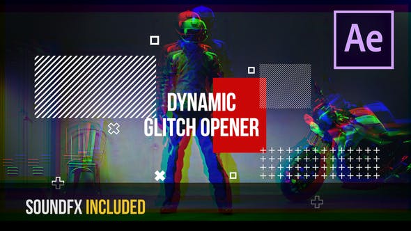 Dynamic Glitch Opener | After Effects - 22112427 Videohive Download