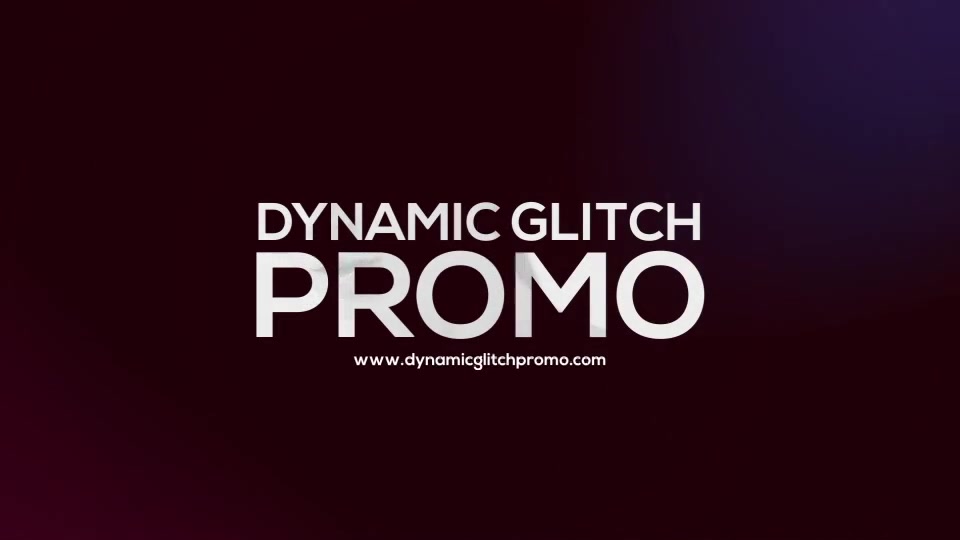 Dynamic Glitch Promo - Download Videohive 13746573