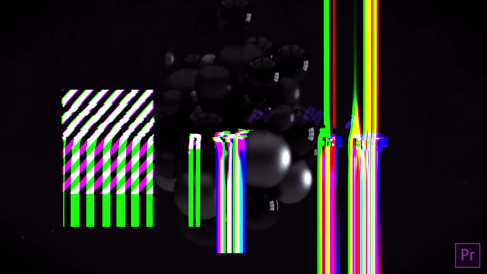 Dynamic Glitchy Balls Logo Opener Videohive 27636286 After Effects Image 5
