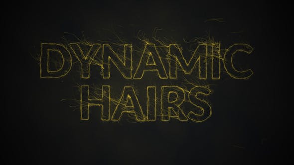 Dynamic Hairs Titles - 27517204 Videohive Download