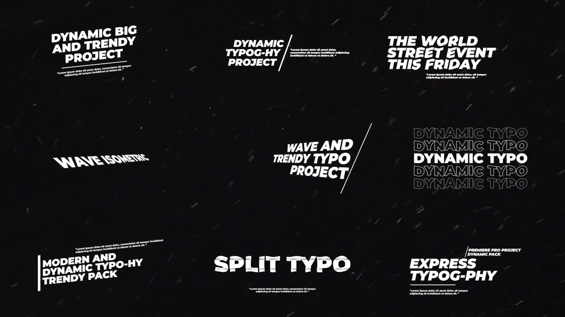 Dynamic Kinetic Typography Videohive 33428271 Premiere Pro Image 1