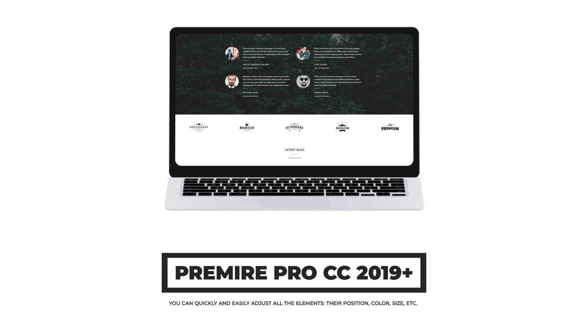 Dynamic Laptop Mockup Website Presentation Videohive 35111614 Premiere Pro Image 9
