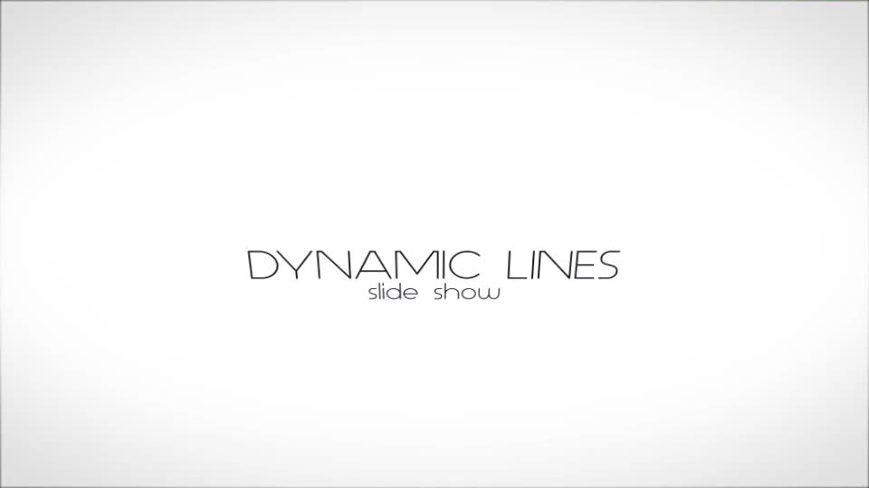 Dynamic Lines Slide Videohive 10274950 After Effects Image 1