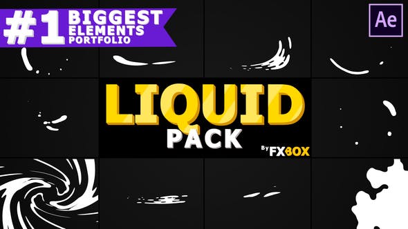 Dynamic Liquid Elements | After Effects - 26311446 Download Videohive