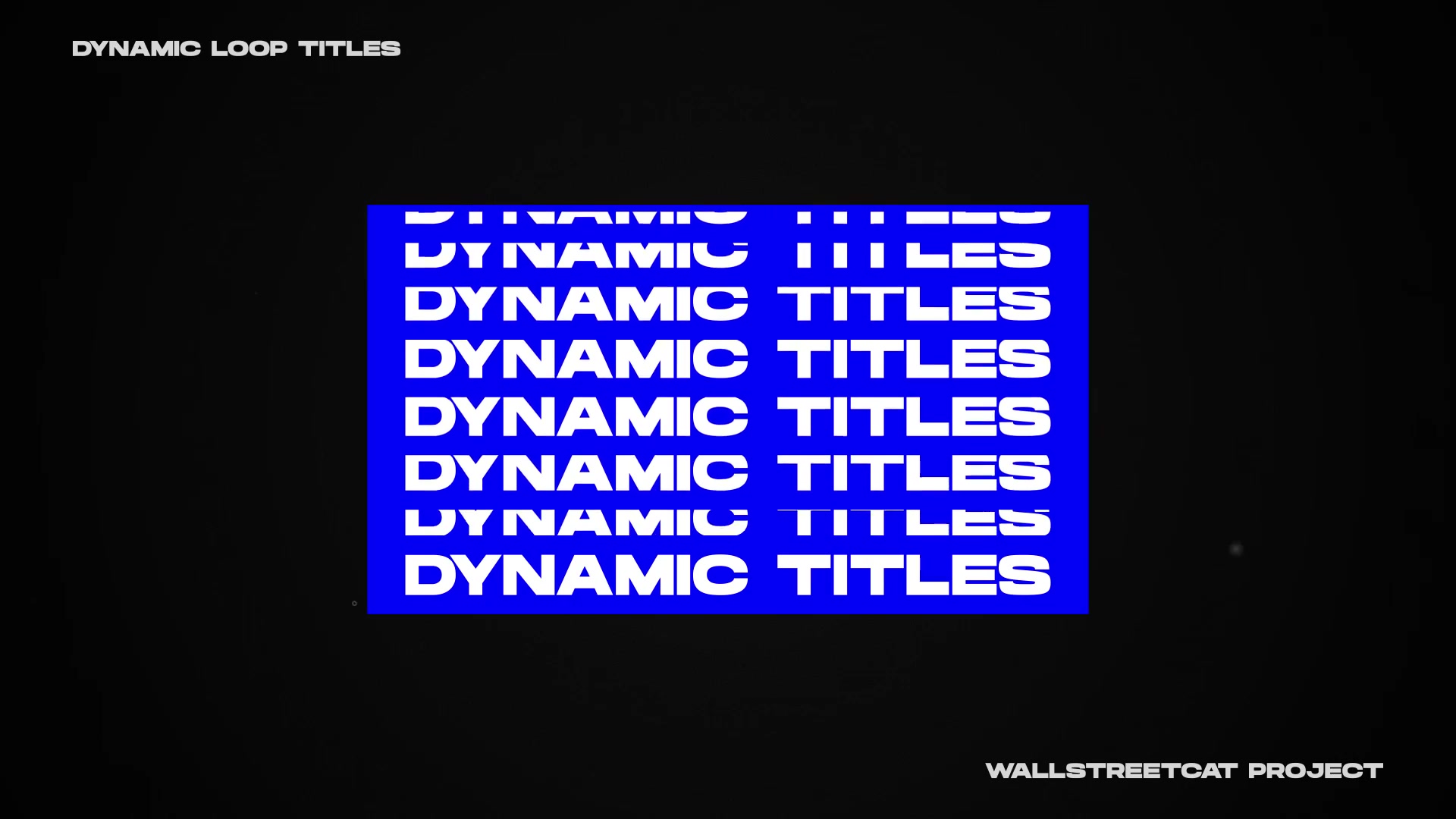 Dynamic Loop Titles Videohive 30493144 After Effects Image 10