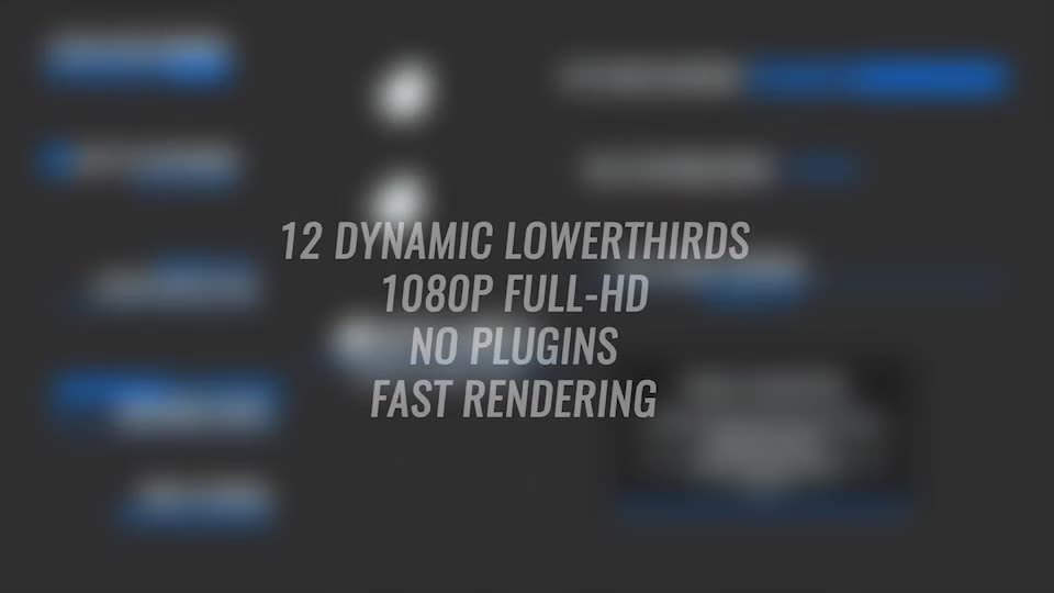 Dynamic Lower Thirds - Download Videohive 14424501