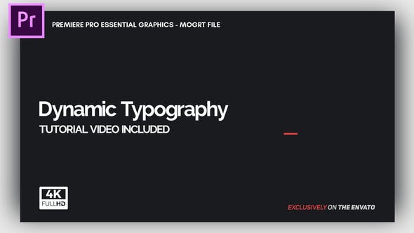 Dynamic Minimalism Essential Graphics | Mogrt - 21637324 Videohive Download