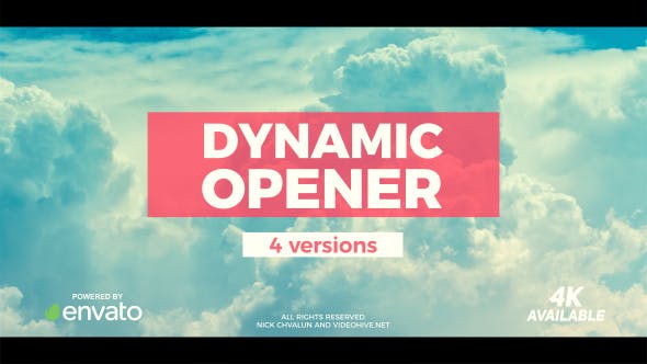 Dynamic Opener - 20263435 Download Videohive