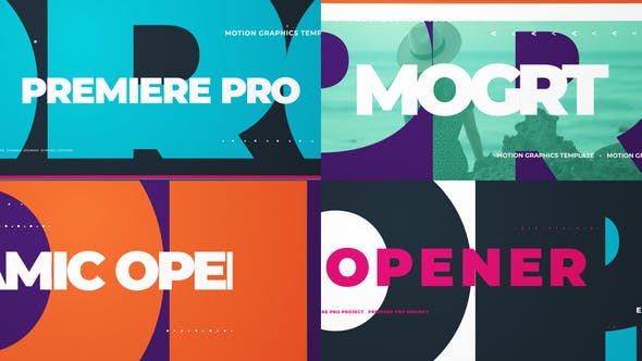 Dynamic Openers Premiere Pro - Videohive 33490667 Download