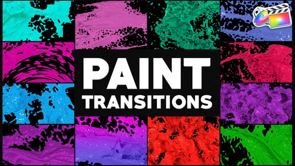 Dynamic Paint Transitions | FCPX - 28972251 Download Videohive
