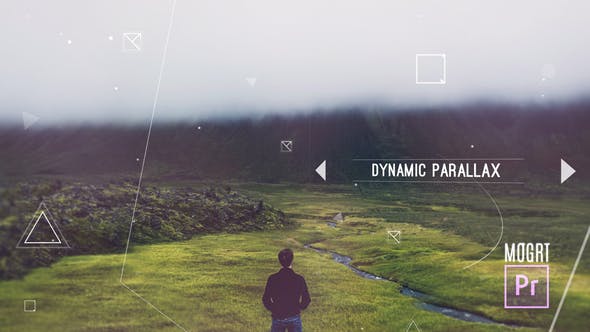 Dynamic Parallax Slideshow (MOGRT) - Download Videohive 28907487