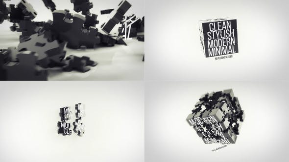 Dynamic Puzzle Logo Reveal - Videohive 25164356 Download