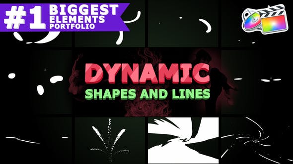 Dynamic Shapes and Lines | FCPX - 25665264 Download Videohive
