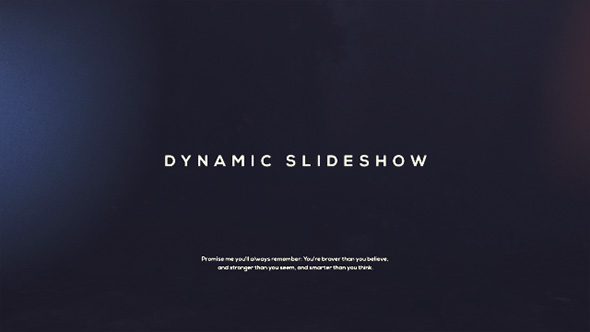 Dynamic Slideshow - Download Videohive 19305534