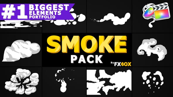 Dynamic Smoke Elements Pack | FCPX - Videohive Download 24246130