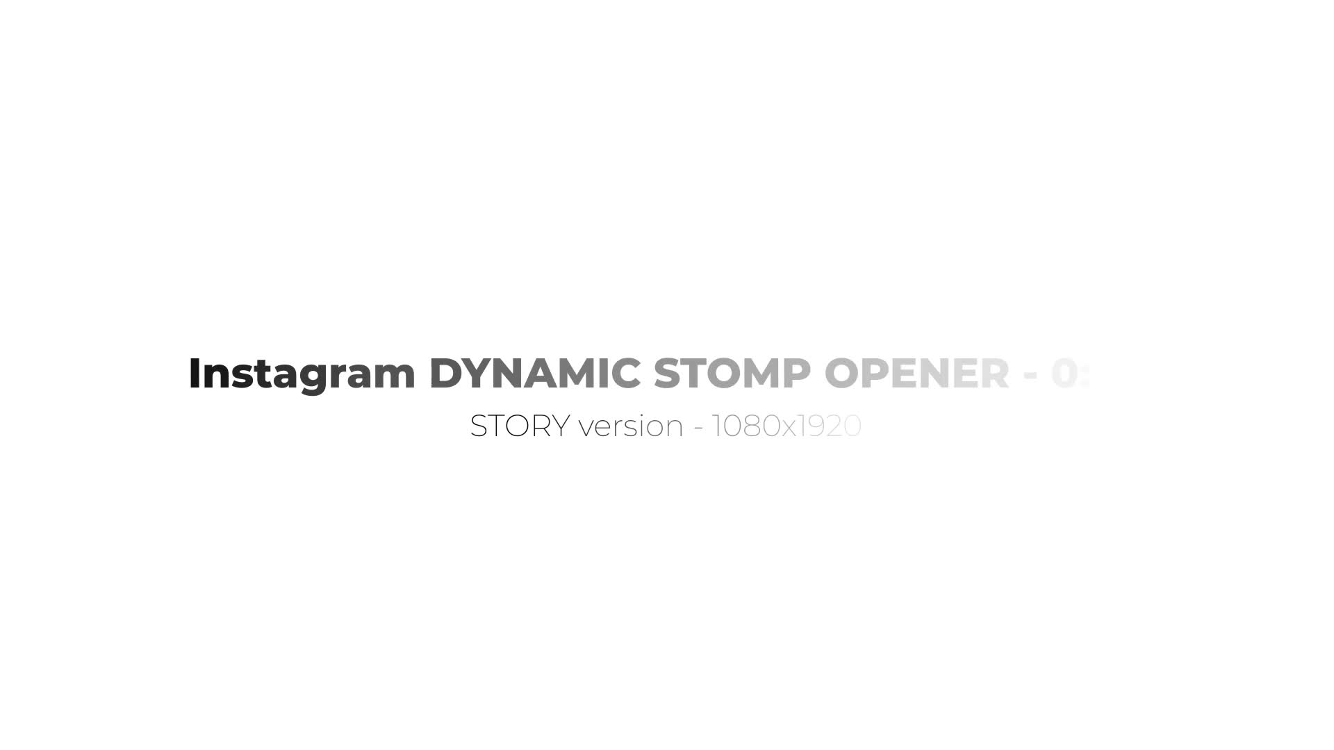 Dynamic Stomp Opener Instagram Videohive 38972501 After Effects Image 1