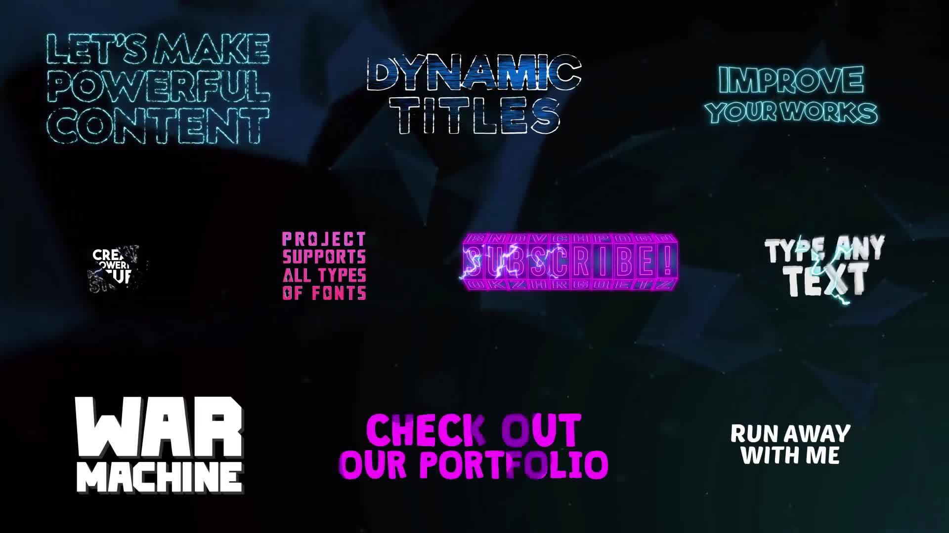 Dynamic Titles | After Effects Videohive 34547588 After Effects Image 1