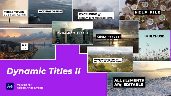 Dynamic Titles II - Download Videohive 39356560