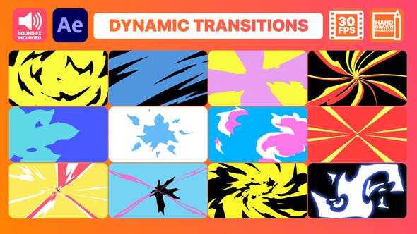 Dynamic Transitions | After Effects - 30503846 Videohive Download