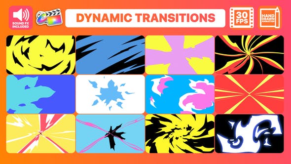 Dynamic Transitions | FCPX - Videohive Download 31973145