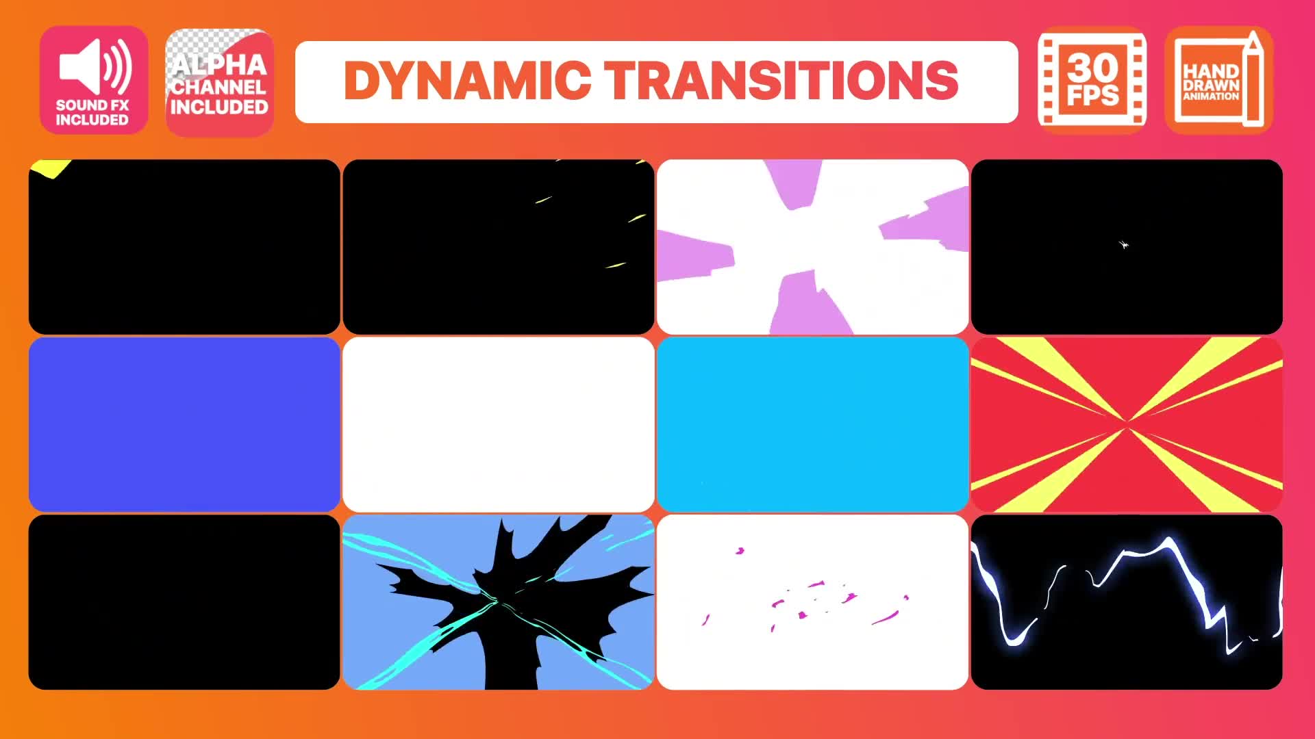Dynamic Transitions | Premiere Pro MOGRT Videohive 30503831 Premiere Pro Image 2