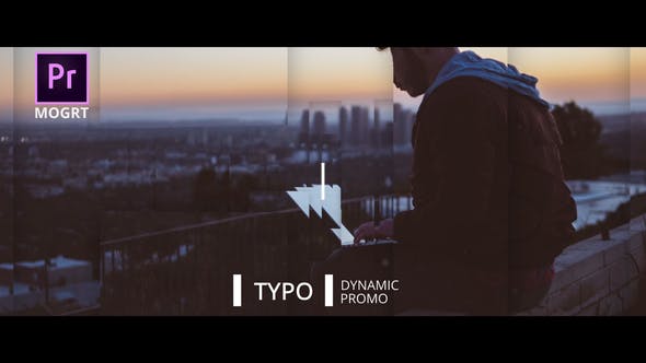 Dynamic Typo Promo Premiere Pro MOGRT - Download 25828282 Videohive